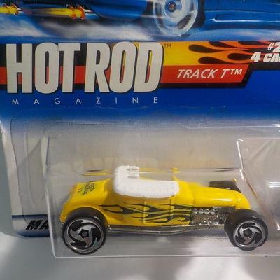 Mike edwards stock car and hot wheels 2000 first edition hot rod.
