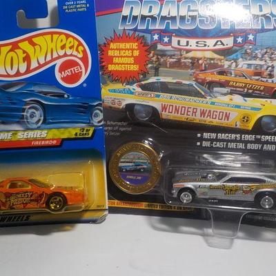 Hot wheels snack time series and Jungle jim stock racer.