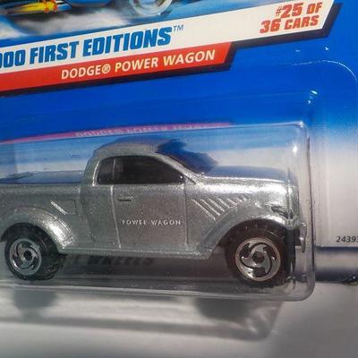 Frightning lightings Christine and hot wheels power wagon.