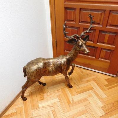 LOT 2 Brass Decorative Deer