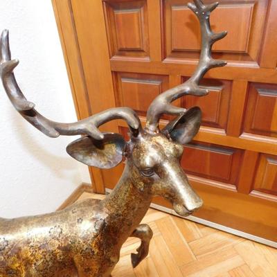 LOT 2 Brass Decorative Deer