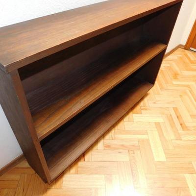 LOT 11  Low Profile Wood Bookcase