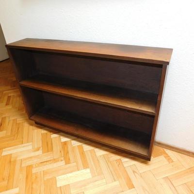 LOT 11  Low Profile Wood Bookcase