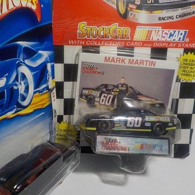 94' Stock Car racer Mark Martin # 60 and hot wheels racer 2000.