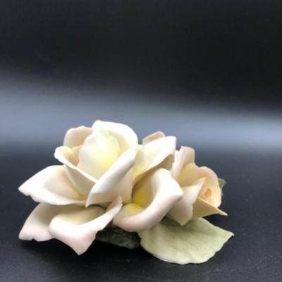 Porcelain Roses Figurine by R & S Golden Crown 