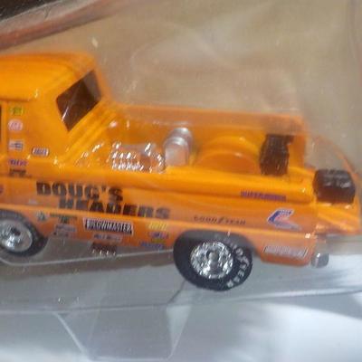 2000 hot wheels Austin Healy and show stopper Ford van pickup