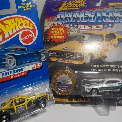 Hot wheels roll cage and johnny lighting wild man dodge.