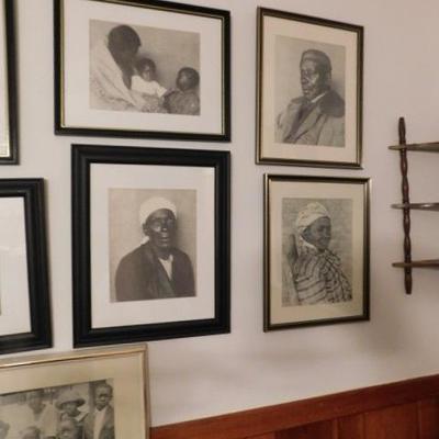 Nice Collection of Portrait Photos all Framed 
