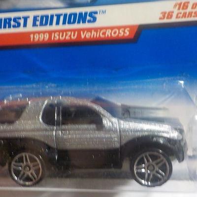 Pull back racer Nascar #96 and hot wheels Isuzu vehiCross