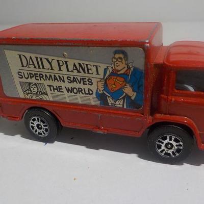 3 Classic Trucks/ Superman, Hulk, Vintage horse carrier.