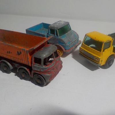 3 - Real match box 1960's Trucks.
