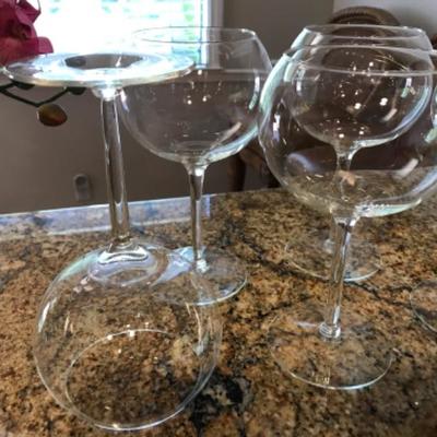 Set of 5 Balloon Goblet Wine glasses