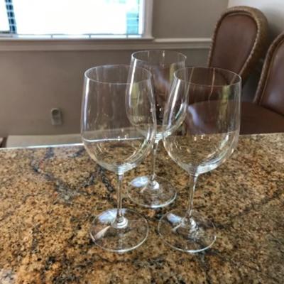 Set of 3 Wine Glasses