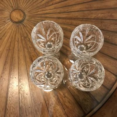 Set of 4 Waterford Crystal Wine Glasses