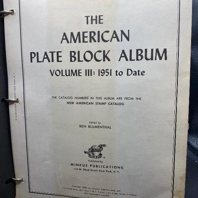 American Plate Block Album Vol. 2 & 3 Stamp Collector Books 1938-1969