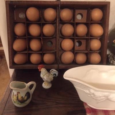 Antique Egg Crate