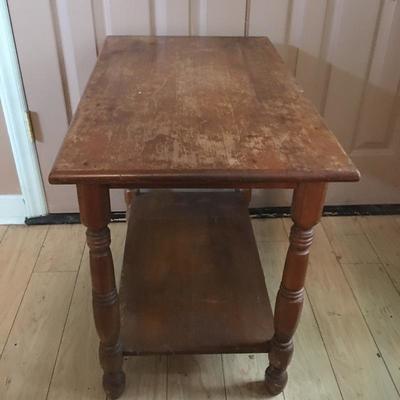 Lot 49 - Pair of Wooden End Tables