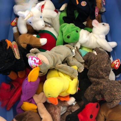 300+ Beanie Babies, Disney & Other Small Stuffed Animals