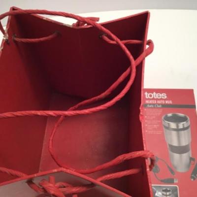 Decorative Bag and new in box Heated Auto Mug