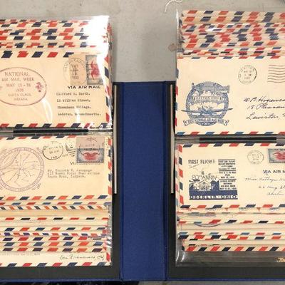 77 Original Air Mail Post First Flight 1930s Aviation Airplane First Day Covers 