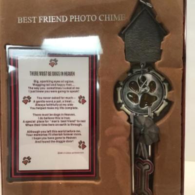 3 item lot-Best Friend Photo Chime, photo Album, Frame