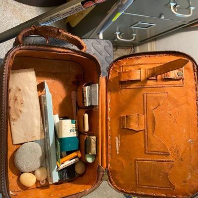 Mexican Leather VintageToiletry Kit