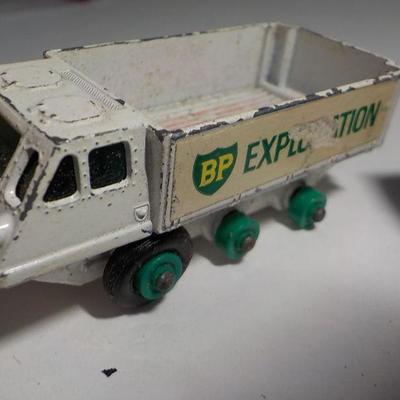 BP explorer., no.10 stake truck and a tooysie.