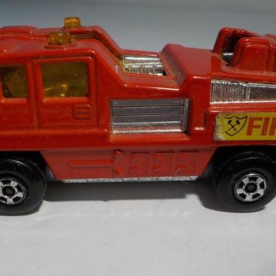Ambulance and fire truck.