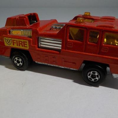 Ambulance and fire truck.