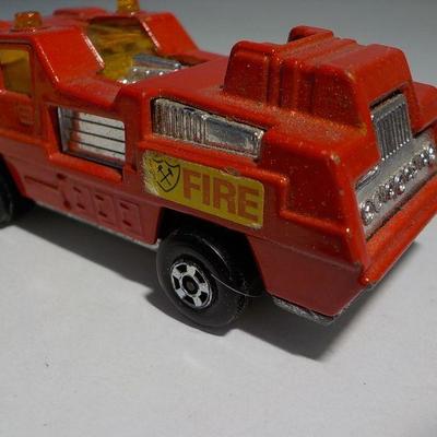 Ambulance and fire truck.