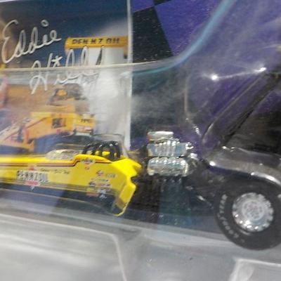 Hot Wheels MX 48 turbo and Pennzoil 97 dragster.