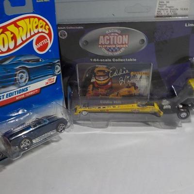 Hot Wheels MX 48 turbo and Pennzoil 97 dragster.