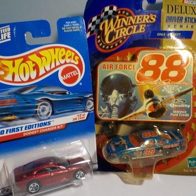 Dodge charger gt and Jarret #88 air force racer.