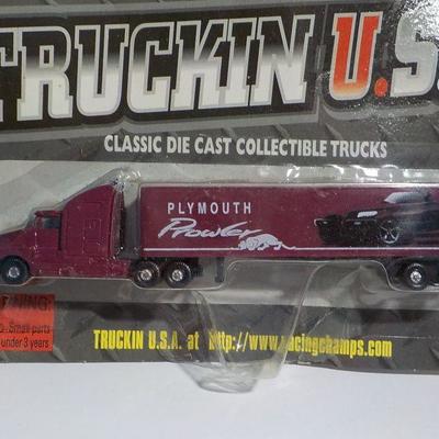 Rare #11 Pacer car and Plymouth semi die cast.