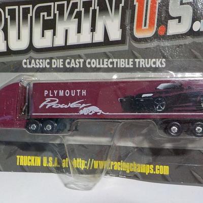 Rare #11 Pacer car and Plymouth semi die cast.