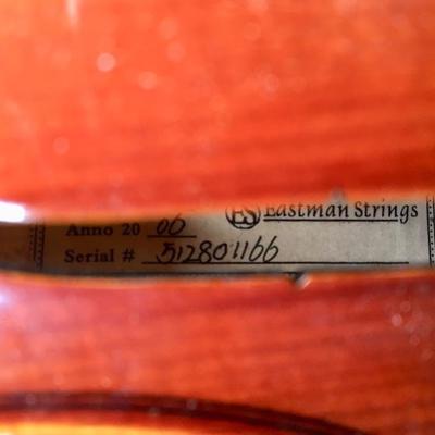 Used Strobel 4 4 VIOLIN WITH CASE AND BOW