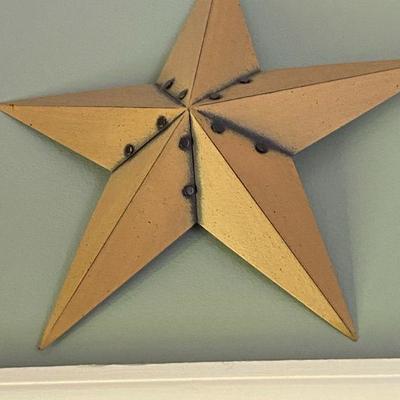 Star Decor, 3 separate stars in red, white and blue