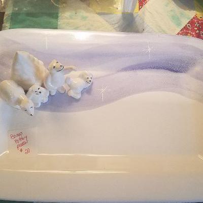Briggs Polar Bear 3-D Platter