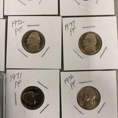24 Consecutive Year Jefferson Proof Nickels 1959-1981