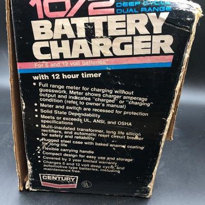 Battery Charger 10/2 deep cycle dual range