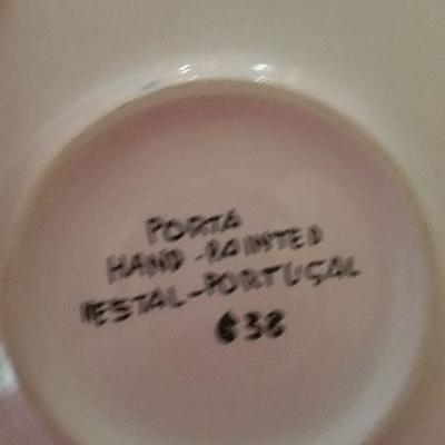 Porta Vestal Cup & Saucer Set Hand Painted