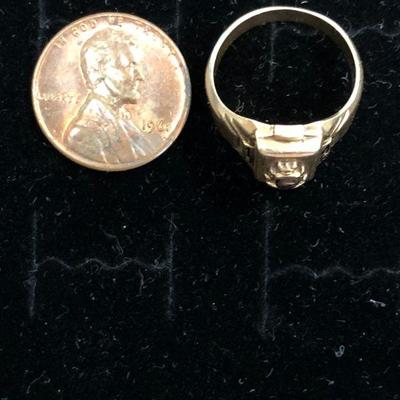 1948 Gloucester MA High 10kt Gold School Ring