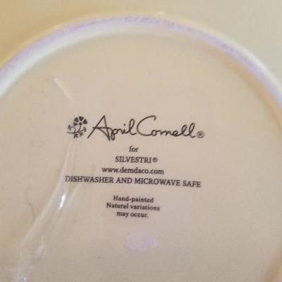Set of 4 Lobster Plates April Cornell for Silverstri