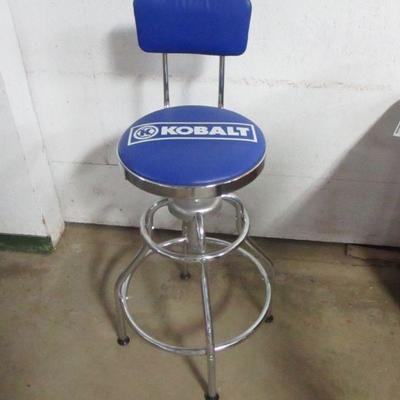 Kobalt Adjustable Hydraulic Stool, Blue