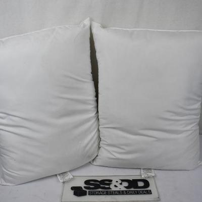 2 Standard Size Pillows by Hollander Sleep Products. Warehouse Dirt