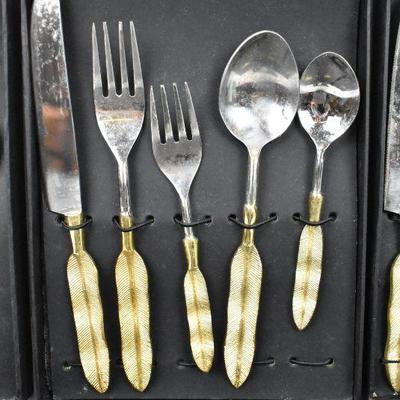 Qty 3 Enchanted Cutlery in Box - Silver, Gold - Set of Five in each Box
