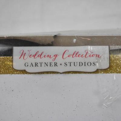 Gartner Studios Platinum Glitter Invitation, 50 Piece. Warper papers
