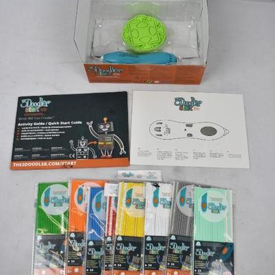 3Doodler Ultimate Box 3D Printing Pen Set, doesn't heat well, consider as refill