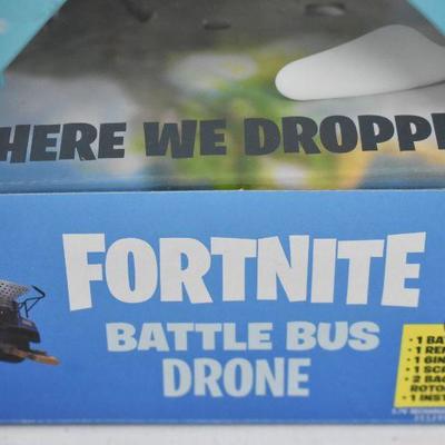 Fortnite Battle Bus Drone, open box