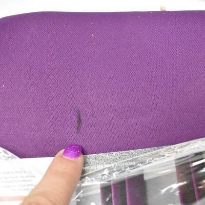 Purple Blackout Energy Efficient Grommet Panel. New, black marker spots
